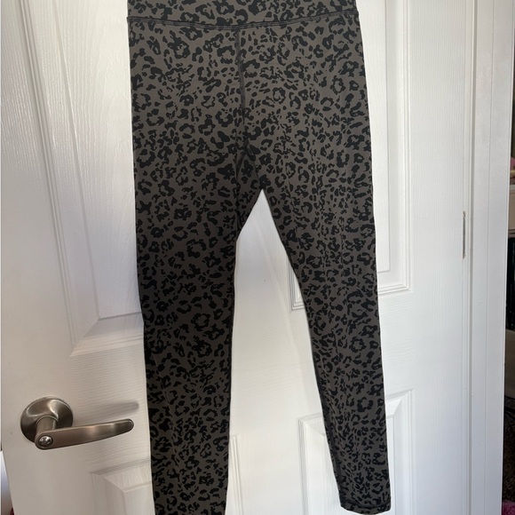 Athleta Pants - Athleta Black and Gray Animal Print Leggings